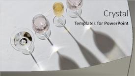  Presentation with alcohol white - Slides with drink-alcohol-and-glassware-concept background and a light gray colored foreground