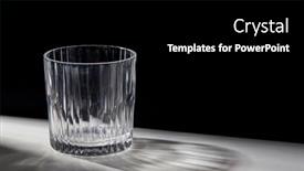  Presentation with glassware - Cool new PPT theme with drink-and-glassware-concept-empty backdrop and a black colored foreground
