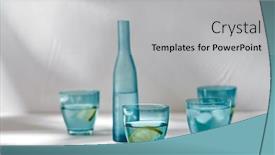  Presentation with detox - Beautiful PPT theme featuring drink-detox-and-diet-concept backdrop and a light gray colored foreground