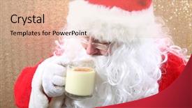  Presentation with traditional drink - Slides consisting of drink holiday traditional beverage food background and a lemonade colored foreground