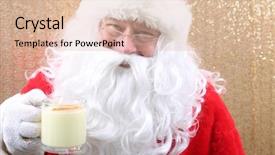  Presentation with traditional drink - Presentation theme with drink holiday traditional beverage food background and a lemonade colored foreground