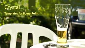  Presentation with drinking alcohol - Slides featuring drinking and driving - car keys background and a tawny brown colored foreground