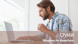  Presentation with college coffee shop - Amazing slides having drinking espresso at the coffee backdrop and a coral colored foreground