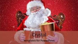  Presentation with soda - PPT theme featuring drinking soda entertainment and cinema background and a red colored foreground