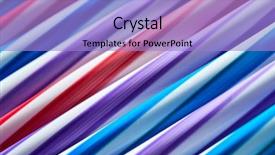  Presentation with puzzle pieces coming together - PPT theme consisting of drinking straws colorful coming together background and a light blue colored foreground