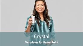  Presentation with soda - Colorful PPT theme enhanced with drinks-and-people-concept-happy backdrop and a seafoam green colored foreground