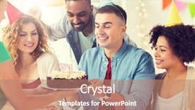  Presentation with alcoholic - Slide deck enhanced with drinks celebrating colleague 21st birthday background and a coral colored foreground