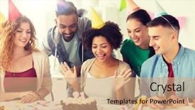  Presentation with alcoholic - Audience pleasing PPT layouts consisting of drinks celebrating colleague 21st birthday backdrop and a coral colored foreground