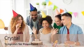  Presentation with alcoholic - Audience pleasing presentation consisting of drinks celebrating colleague 21st birthday backdrop and a coral colored foreground