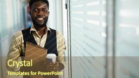  Presentation with young black couples hiking - PPT theme with drinks companies - smiling handsome young black designer background and a  colored foreground