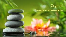  Presentation with water drops - Beautiful slide deck featuring dripping-drops-of-water backdrop and a tawny brown colored foreground