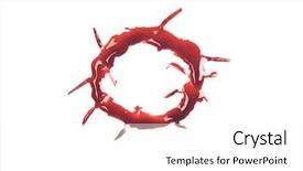  Presentation with dripping blood - Cool new theme with pulveriza o - dripping slashed blood fonts backdrop and a white colored foreground