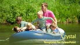  Presentation with supervision - Colorful theme enhanced with water grip - children go for a drive backdrop and a tawny brown colored foreground