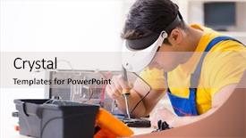  Presentation with recovery - Amazing slide set having drive repair and data recovery backdrop and a  colored foreground