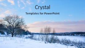  Presentation with wood - Presentation with driven pile - landscape with the image background and a light blue colored foreground