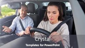 Presentation with teaching - Cool new theme with driver-courses-and-people-concept backdrop and a dark gray colored foreground