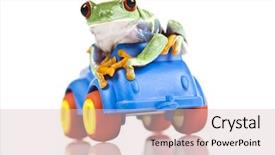  Presentation with driver - Theme consisting of driver background and a lemonade colored foreground