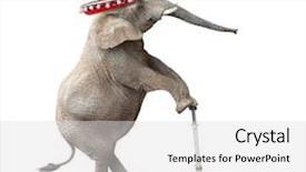  Presentation with republican - Slides consisting of driving a push scooter republican background and a light gray colored foreground