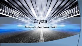  Presentation with speed - Slides having driving at high speed background and a light blue colored foreground