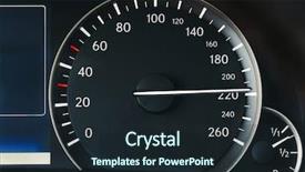  Presentation with driving - PPT layouts with driving very fast speedometer showing background and a wine colored foreground