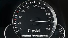  Presentation with driving - PPT layouts enhanced with driving very fast speedometer showing background and a dark gray colored foreground