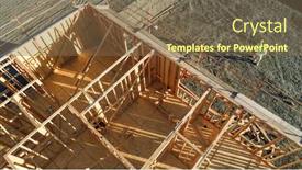  Presentation with pilot - Presentation theme with drone-aerial-view-of-home background and a tawny brown colored foreground