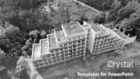  Presentation with infrared - Colorful slide set enhanced with drone-image-infrared-filter-ghost backdrop and a gray colored foreground