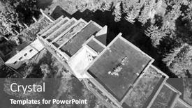  Presentation with infrared - Colorful presentation design enhanced with drone-image-infrared-filter-ghost backdrop and a gray colored foreground