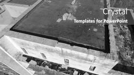  Presentation with infrared - Presentation design featuring drone-image-infrared-filter-ghost background and a gray colored foreground