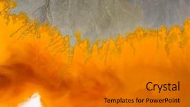  Presentation with waste water - Audience pleasing slide deck consisting of drone located at geamana romania backdrop and a gray colored foreground