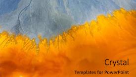  Presentation with toxic waste - Slide set consisting of drone located at geamana romania background and a gray colored foreground