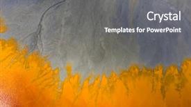  Presentation with waste water - Slide deck having drone located at geamana romania background and a gray colored foreground