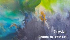  Presentation with toxic waste - Cool new slide deck with drone located at geamana romania backdrop and a gray colored foreground