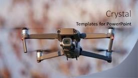  Presentation with closeup of bees flying - Colorful slides enhanced with drone-midflight-closeup-outdoor-flying backdrop and a mint green colored foreground