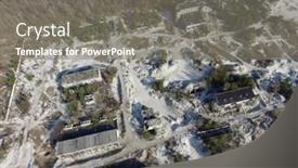  Presentation with abandoned - Audience pleasing PPT layouts consisting of drone-quadrocopter-explores-an-abandoned backdrop and a gray colored foreground
