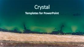  Presentation with bulgarian - Cool new PPT layouts with drone view of bulgarian coastline backdrop and a ocean colored foreground