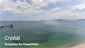 Presentation with bulgarian - Amazing slide set having drone view of bulgarian coastline backdrop and a gray colored foreground