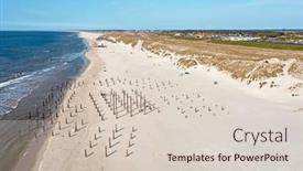  Presentation with pole - PPT layouts consisting of drone-view-of-the-pole background and a  colored foreground