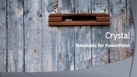  Presentation with drop - Cool new theme with drop box - very old postbox in weathered backdrop and a  colored foreground