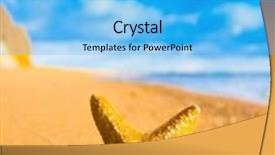  Presentation with heaven - Slide deck consisting of dropped from heaven on a beach background and a cyan colored foreground