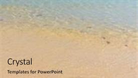  Presentation with heaven - Slide deck with dropped from heaven after the storm background and a coral colored foreground