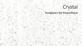  Presentation with water drops - Slide set having drops of water on glass background and a cream colored foreground