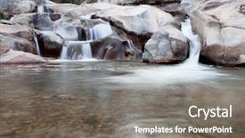  Presentation with japan beautiful landscape mountain fuji - Beautiful slide set featuring drought flood - beautiful waterfall located backdrop and a  colored foreground