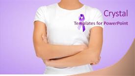  Presentation with domestic abuse - PPT theme featuring drug abuse - charity people health care background and a sky blue colored foreground