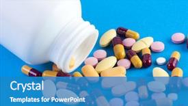  Presentation with drug abuse - Beautiful slides featuring blurred action from car at high speed backdrop and a light blue colored foreground