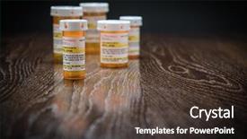  Presentation with prescription - Beautiful PPT layouts featuring drug abuse - variety of non-proprietary prescription medicine backdrop and a tawny brown colored foreground