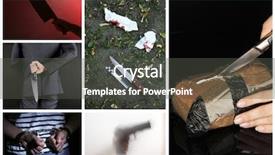 Presentation with crime - Colorful PPT theme enhanced with drug abuse business - conceptual collage of crime backdrop and a dark gray colored foreground