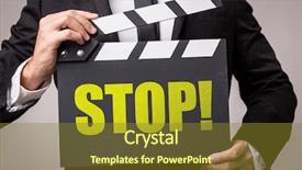  Presentation with stop - Cool new PPT theme with drug alcohol prohibitted - stop backdrop and a tawny brown colored foreground