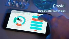  Presentation with high tech - Beautiful PPT theme featuring winter at kawaguchi-ko japan backdrop and a light gray colored foreground