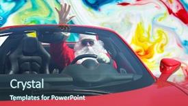  Presentation with lsd - Beautiful presentation featuring lsd or magic mushroom backdrop and a ocean colored foreground